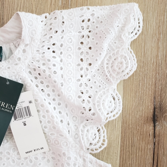 LAUREN RALPH LAUREN Wesisa Eyelet Top - Picture 6 of 7